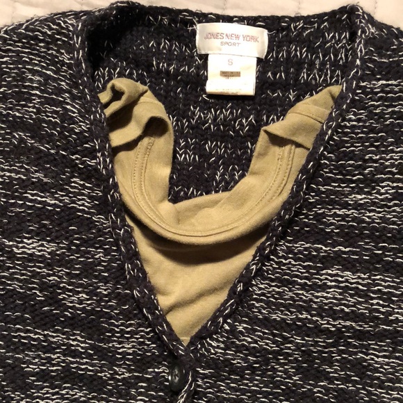 Jones New York Cotton cardigan sweater size S - Picture 3 of 13